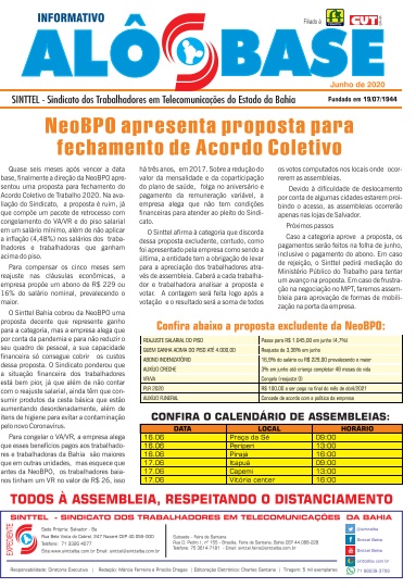 NeoBPO apresenta proposta para fechamento de Acordo Coletivo